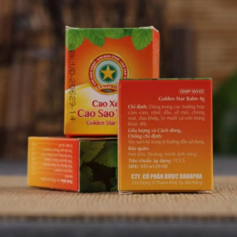 Лидер продаж 2 шт. оригинальный Золотая Звезда бальзам мазь для головной боли