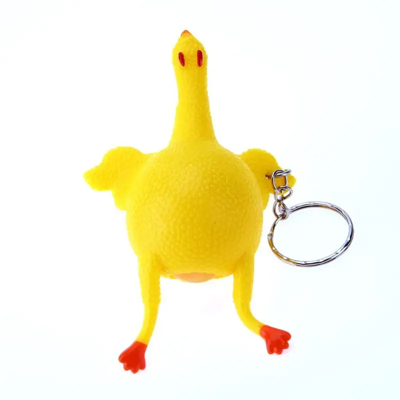 Забавные игрушки гаджеты сжать цыпленка для яиц несушек антистрессовые детей и - Фото №1