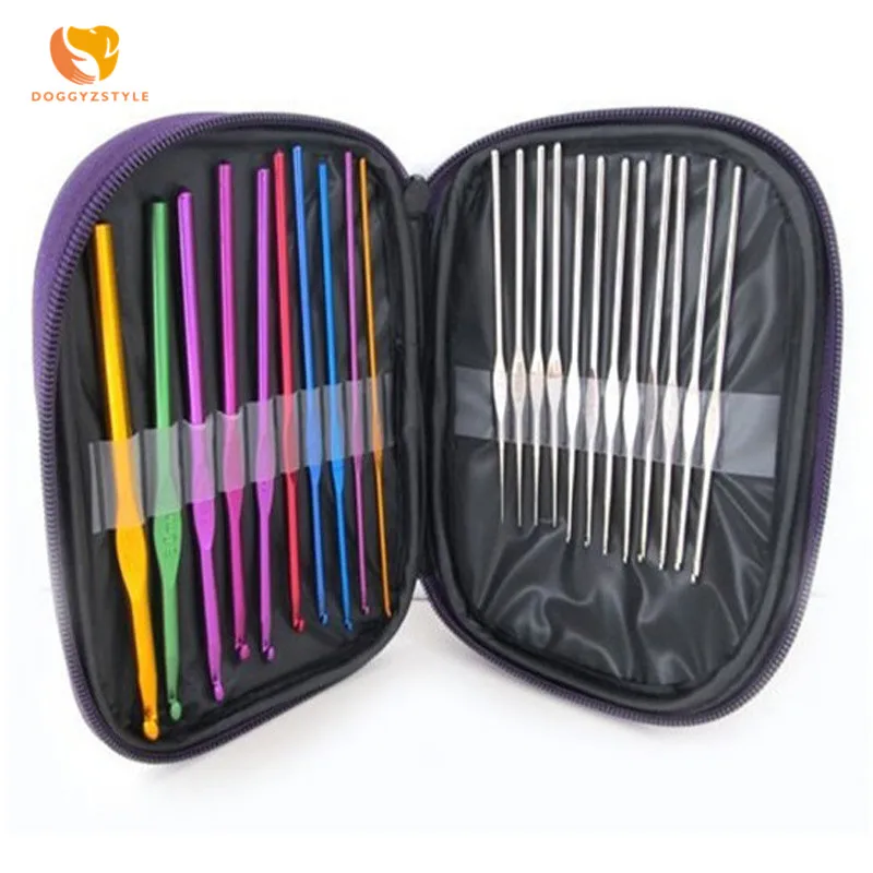 22 шт./компл. нержавеющая сталь вязаный свитер вязание крючки для игл 2 6 5 мм