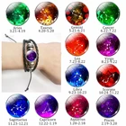 Черный плетеный кожаный браслет 12 созвездий зодиака, Лев дева, весы, драгоценный подарок на день рождения