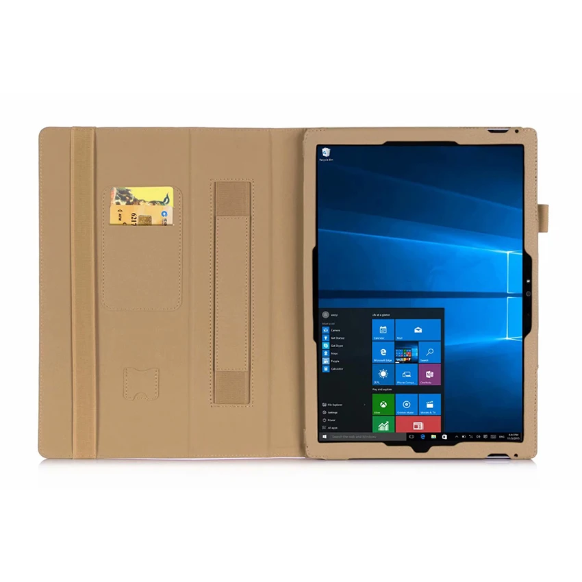 Чехол кошелек для Microsoft Surface Pro чехол из искусственной кожи тонкий 12 3 ''