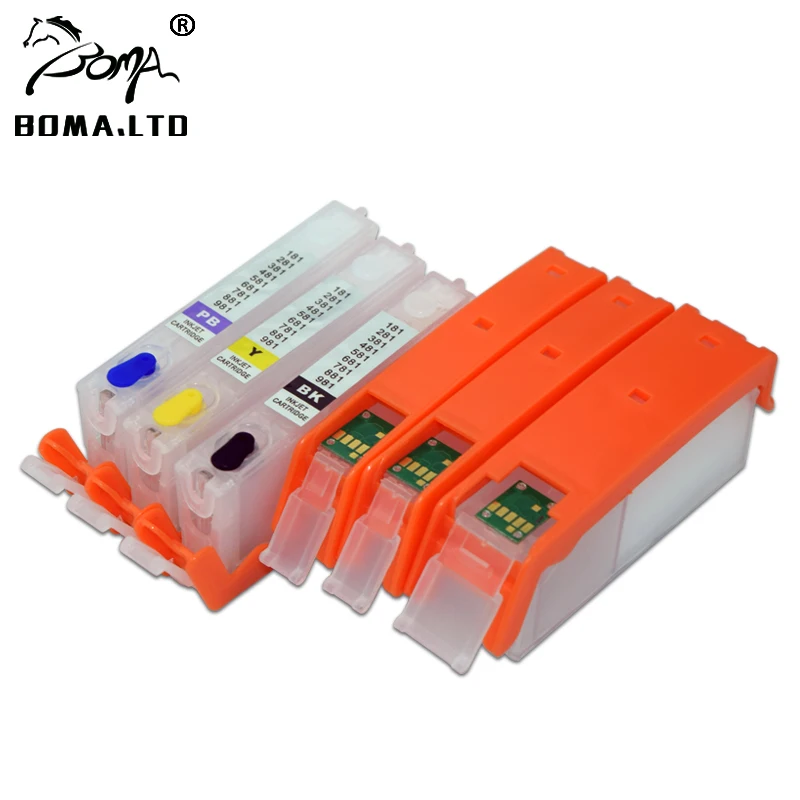 Картридж BOMA.LTD 580 581 XL Женский чернильный картридж для Canon PIXMA TS8150 TS8151 TS8152 TS8250 TS8251