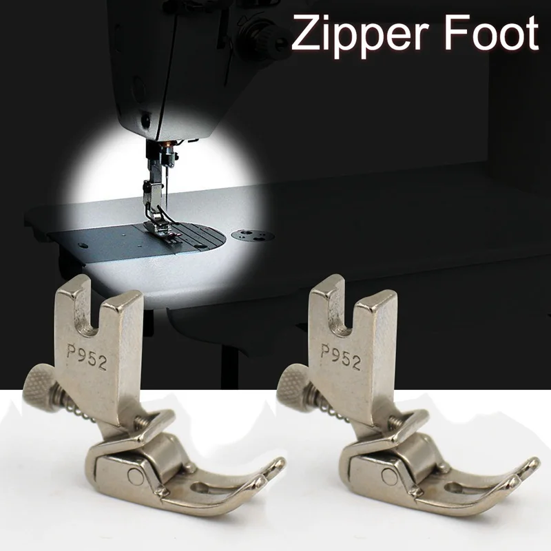 P952 2PCS SINGLE NEEDLE HIGH SHANK ADJUSTABLE SHIRRING FOOT 952 | Sewing Machines