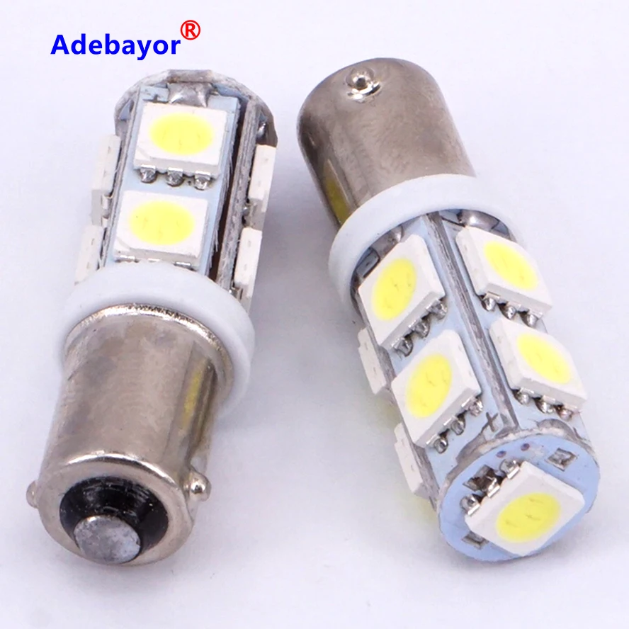 20X автомобильные BA9S t11 9SMD 6523 1895 W6W T4W 9 светодиодов smd 5050 свет 12 В рулевое управление