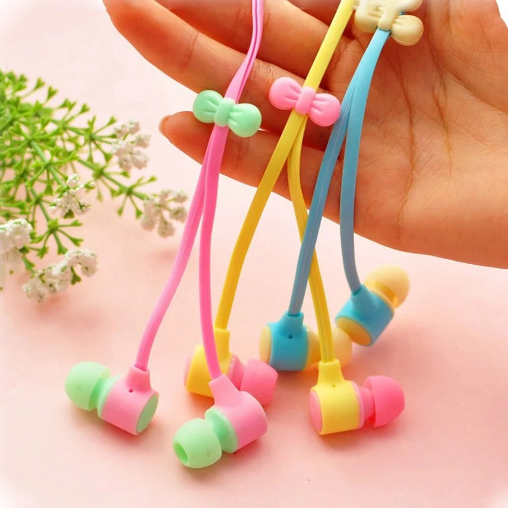 KISSCASE милый цветной чехол для проводных наушников мягкий коробка хранения auriculares