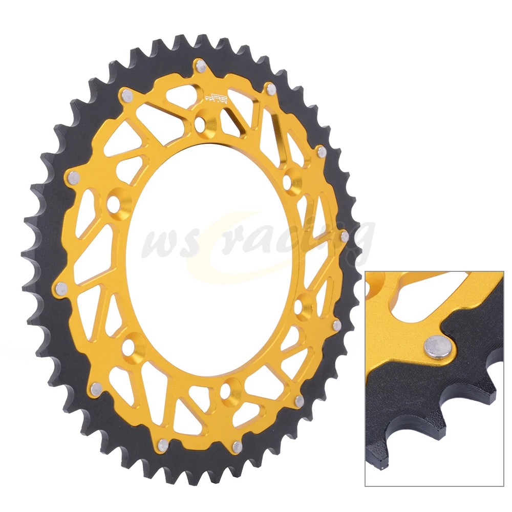 Цепная Звездочка для мотоцикла 47T Suzuki TSR125 TSR200 DR250 DR350 DR Z250 RM125 RM250 RMX250 RS175