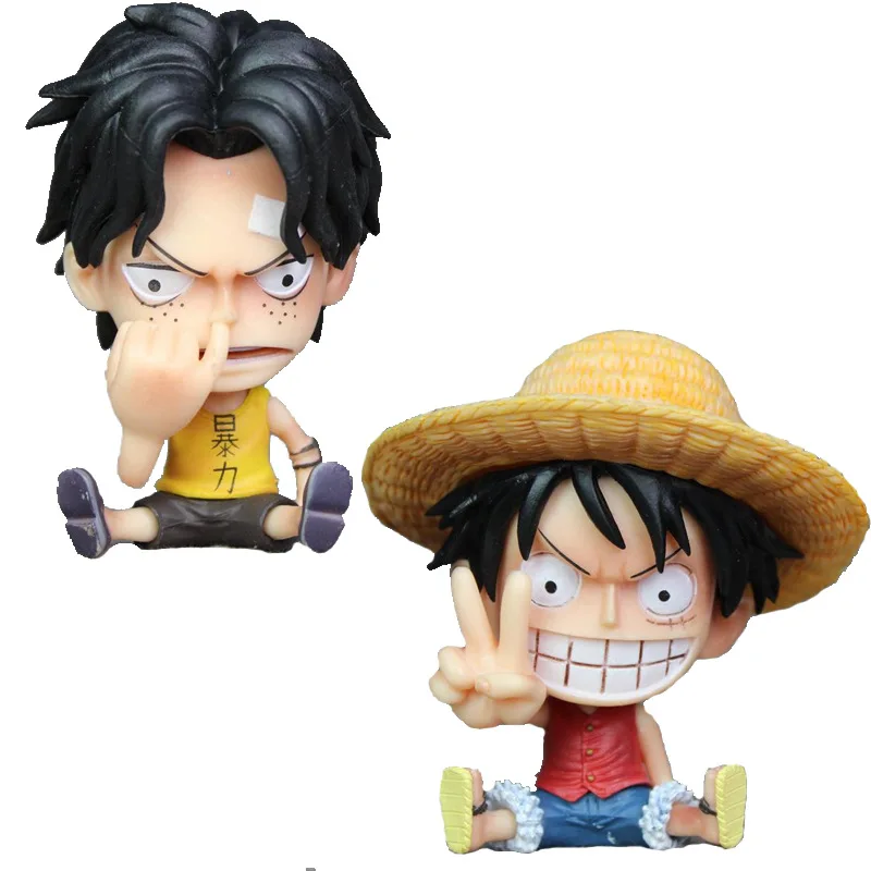 Цельная соломенная шляпа Q Ver Portgas D Ace уверенность обезьяны Luffy фигурка кукла в