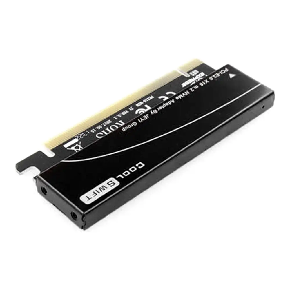 JEYI CoolSwift PCIE3.0 NVME адаптер x16 PCI-E полноскоростной M.2 2280 алюминиевый лист