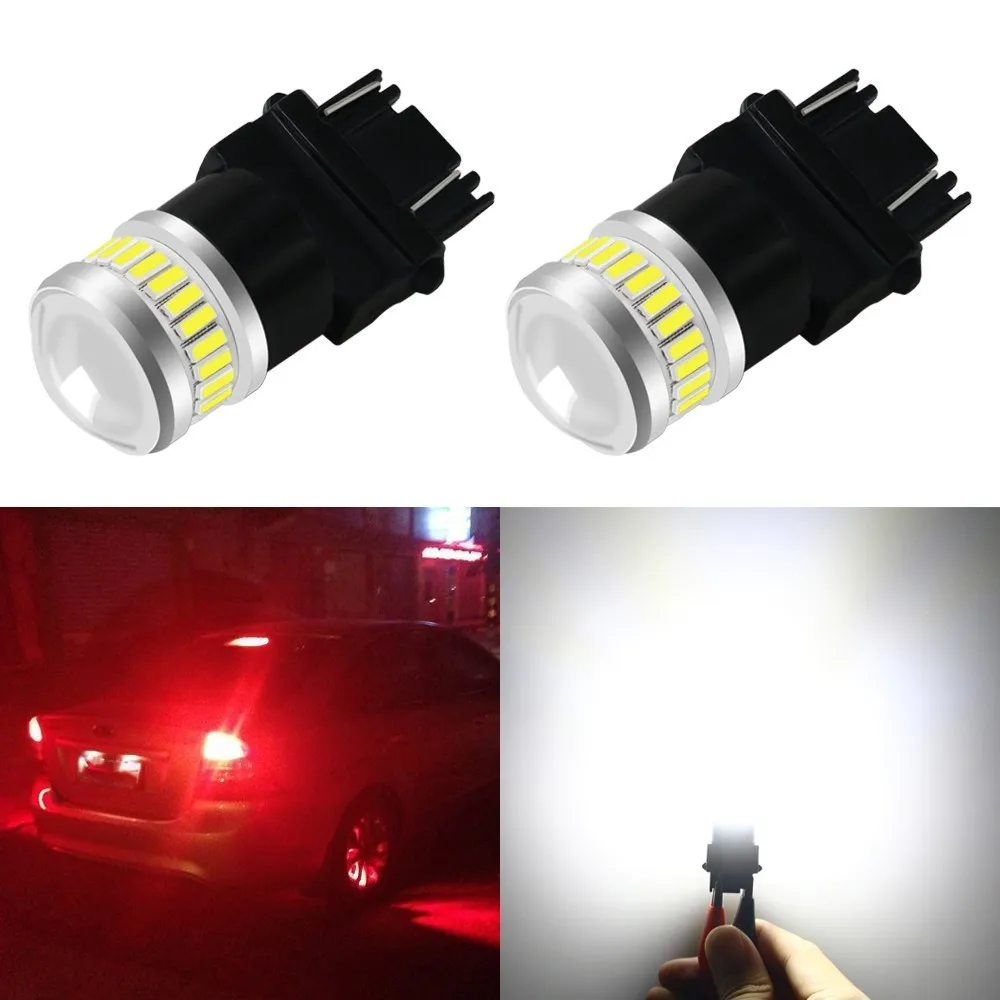 1 шт. 1156 1157 3156 3157 7440 24 Smd 7443 и 6SMD 4014 светодиодные задние лампы тормозной светильник s