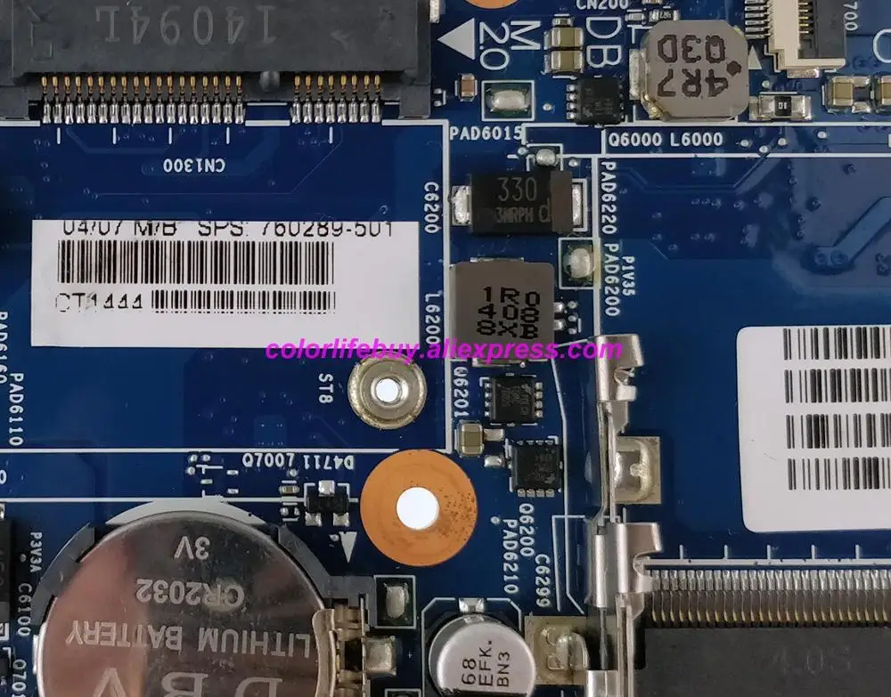 Натуральная 760289-501 760289-601 760289-001 материнская плата ноутбука для HP 15 M6 15-Q101XX 15T-Q100 M6-N