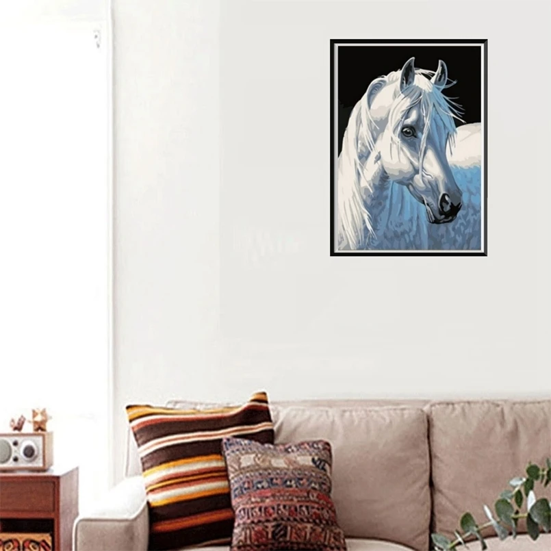 5D Diy алмазная живопись лошадей 30x40 см Алмазная вышивка картина Стразы Wall Art для
