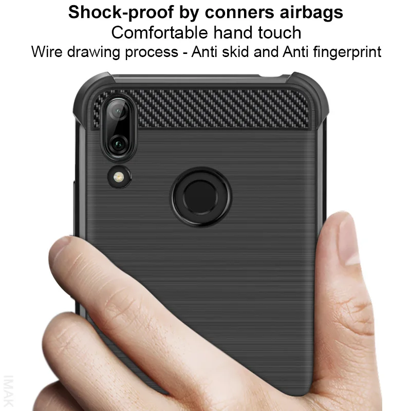 Чехол с подушкой безопасности для Huawei Y7 2019 Prime Мягкий ТПУ силиконовый чехол