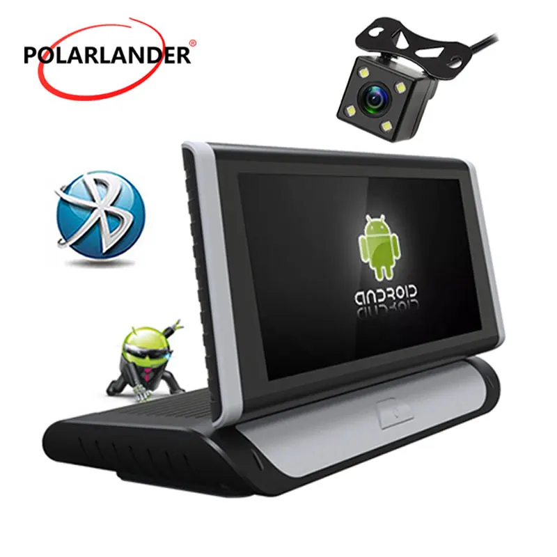 Android 5 1 Bluetooth Камера 8 дюймов ADAS GPS навигация 1080P двойной объектив 1G RAM 16G ROM