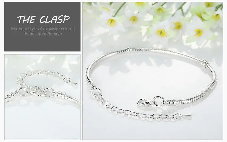 New Luxury Snake Chain Charm Bracelet Bead Barell Clasp Jewelry Female Personality Bangle Note Fade | Украшения и аксессуары