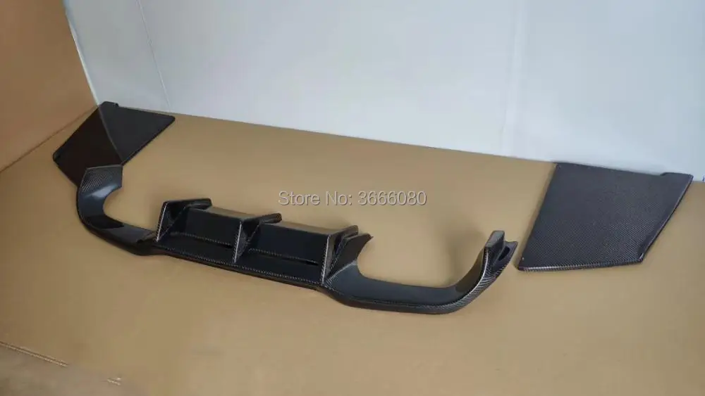 SHCHCG для BMW F87 M3 M2 2016 2017 Высокое качество углеродного волокна задний бампер губ