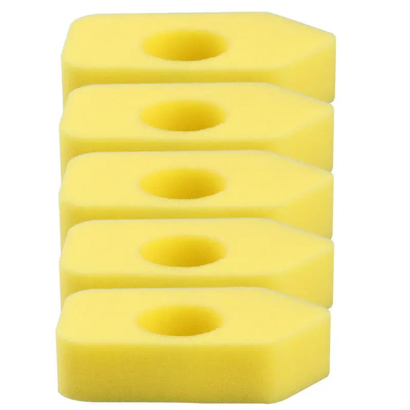 

5pcs Yellow Air Filters For Briggs & Stratton 698369 5088D 5088H 5086K 4216 5099 Yellow foam air filter 98900 9b900 9c900 Series