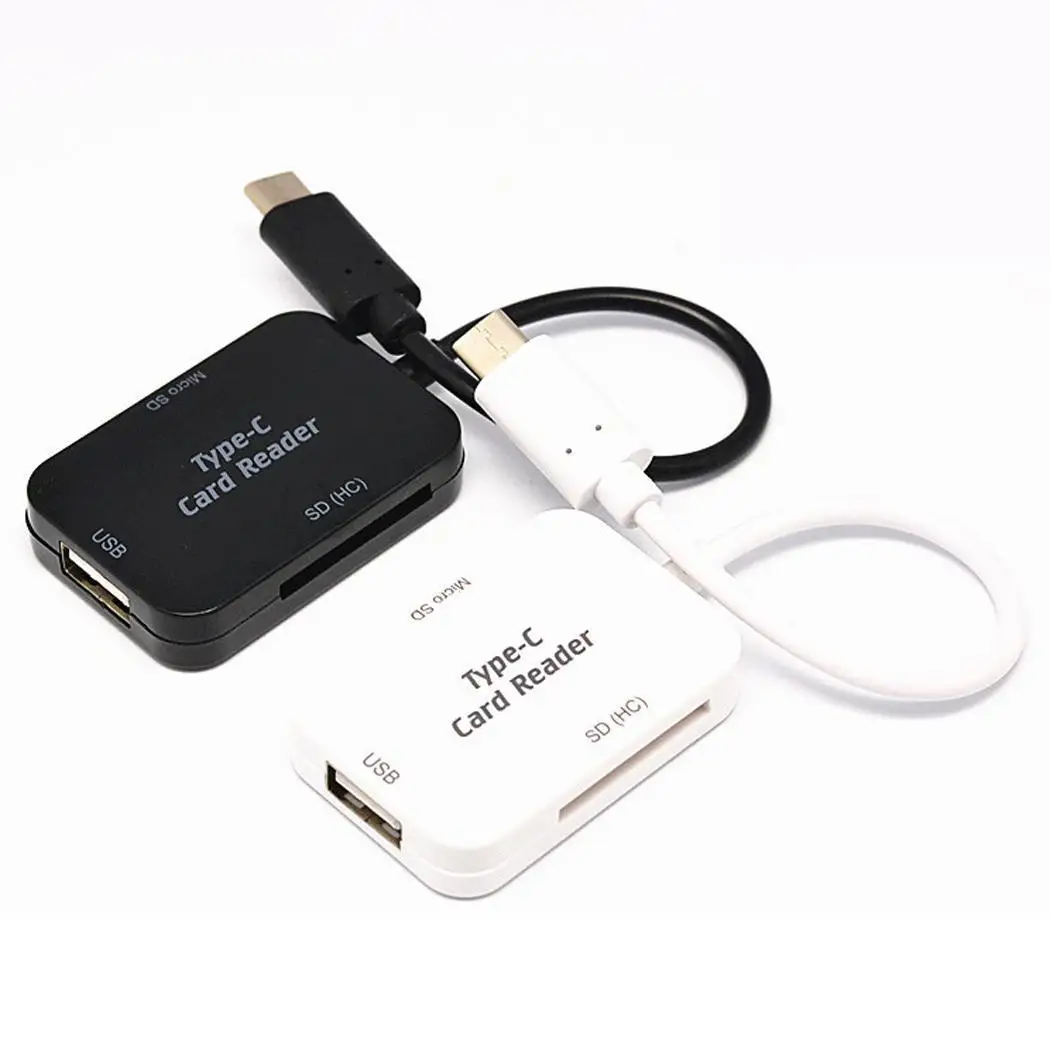 Multifunctional Dual USB Ports High Speed Card Type-C Reader 3.1 And Hub For Phone Computer | Компьютеры и офис