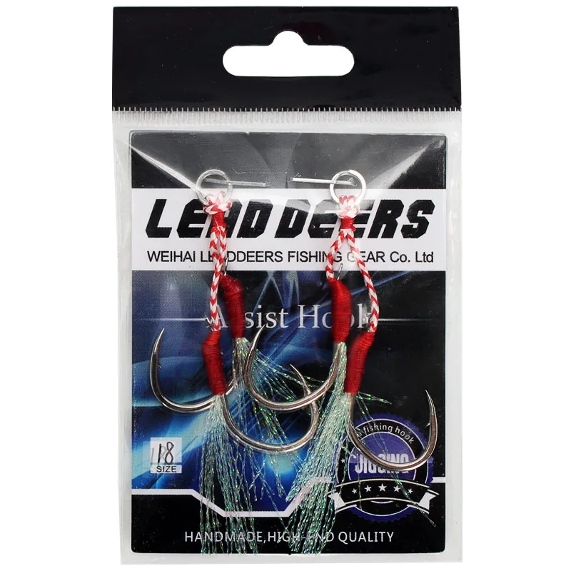 5 шт./упаковка двойные крючки для морской рыбалки | Спорт и развлечения