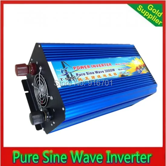 

3000W Pure Sine Wave Solar Power Inverter DC 36V to AC 220V 60HZ
