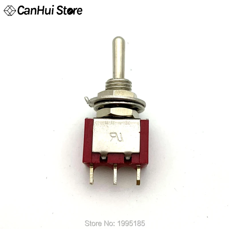 Миниатюрные тумблеры Mini 3-Pin SPDT ON-OFF-ON 2A 250VAC 5A 125vac 10 шт. миниатюрные переключатели