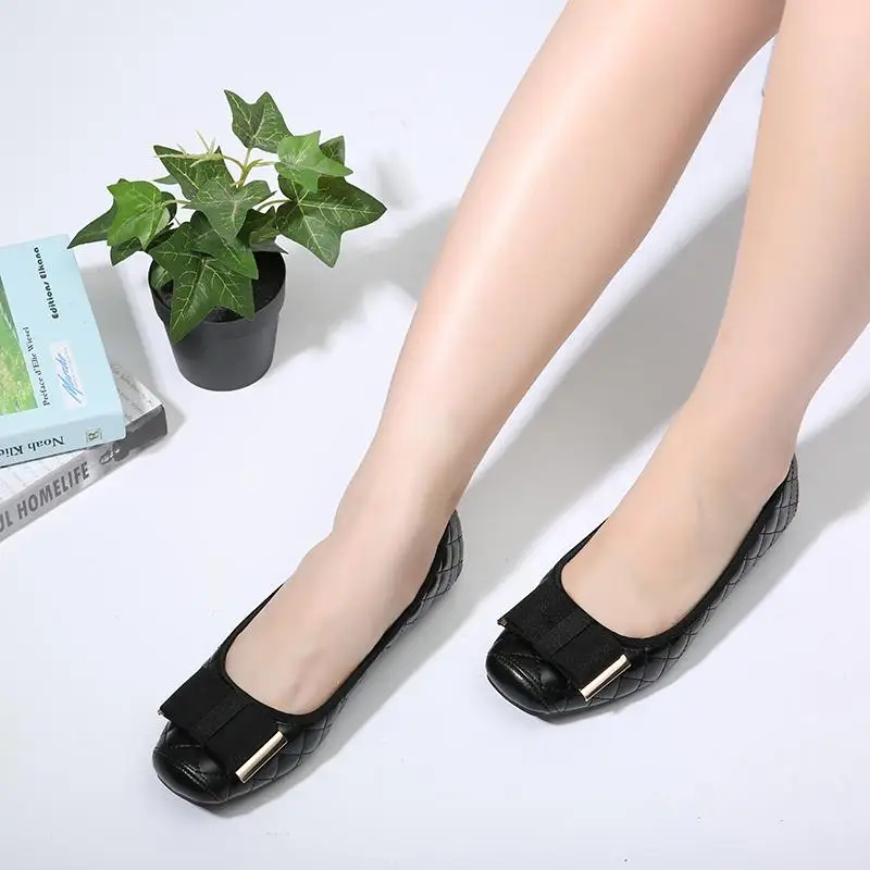 NIS/Большая распродажа женские балетки на плоской подошве с бантиком