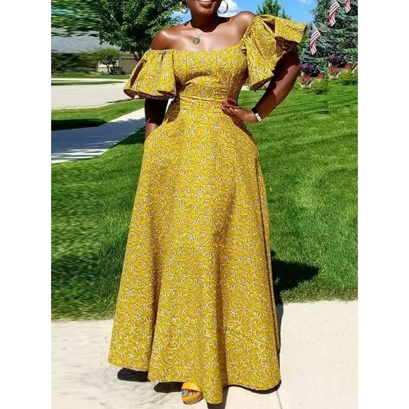 Сексуальное длинное платье для женщин 2019 лето с открытыми плечами вечернее