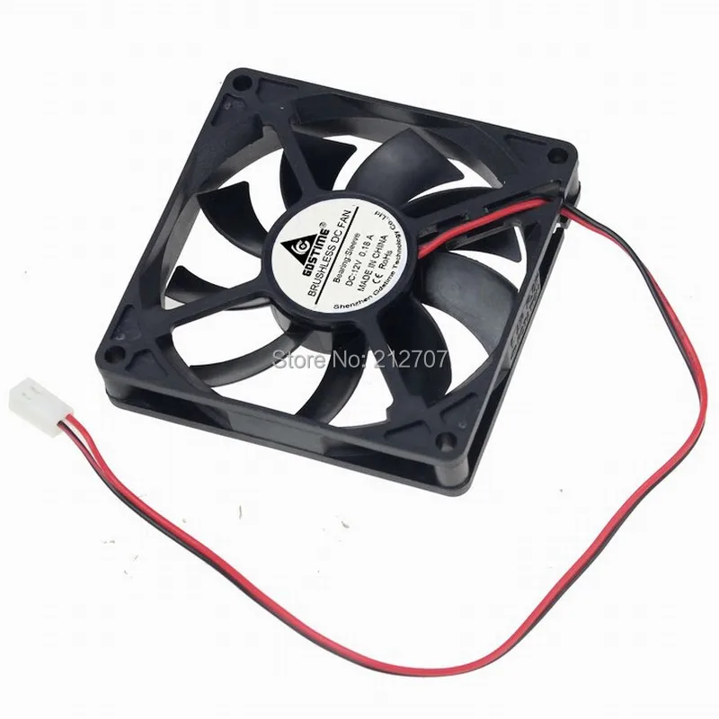 1 шт. Gdstime 80x80x15 мм 8015 2Pin 2510 разъем охлаждающий компьютер 80 12 В Вентилятор