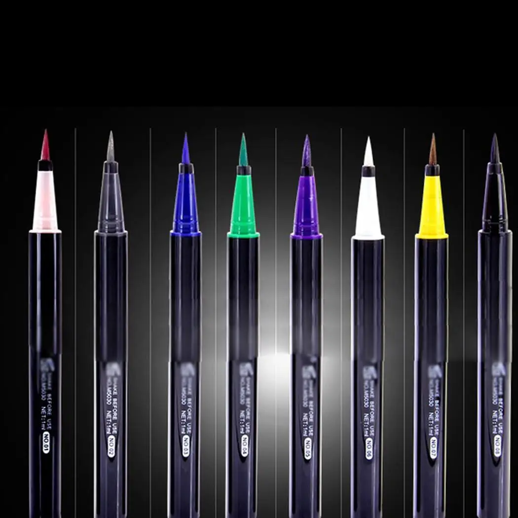 Косметика для красоты, долговременная водостойкая жидкая подводка для глаз "Unisex" для всех типов кожи, 16,1 г. Наносится повседневно.