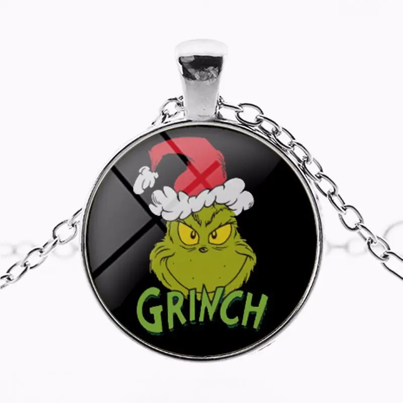 Grinch детское ожерелье 2018 Рождественский подарок для мальчиков и девочек с