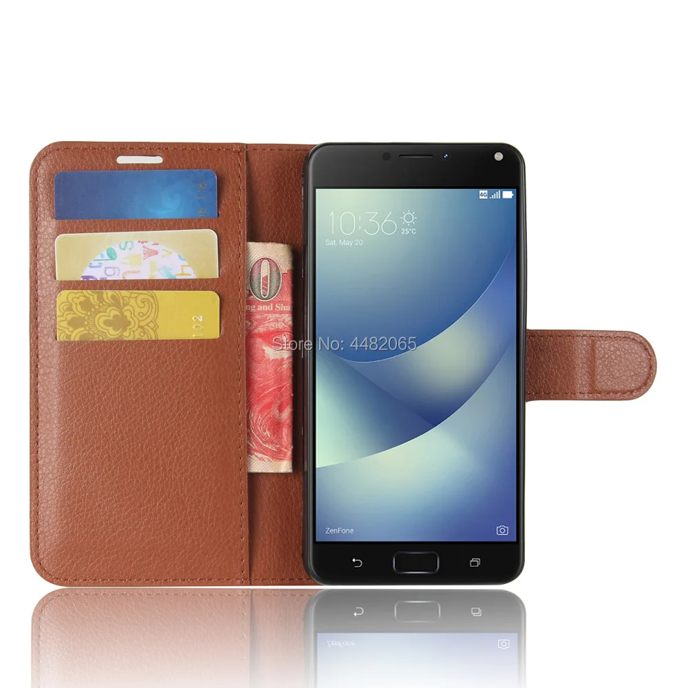 Чехол для Asus Zenfone 4 Max ZC520KL роскошная задняя крышка из искусственной кожи чехол