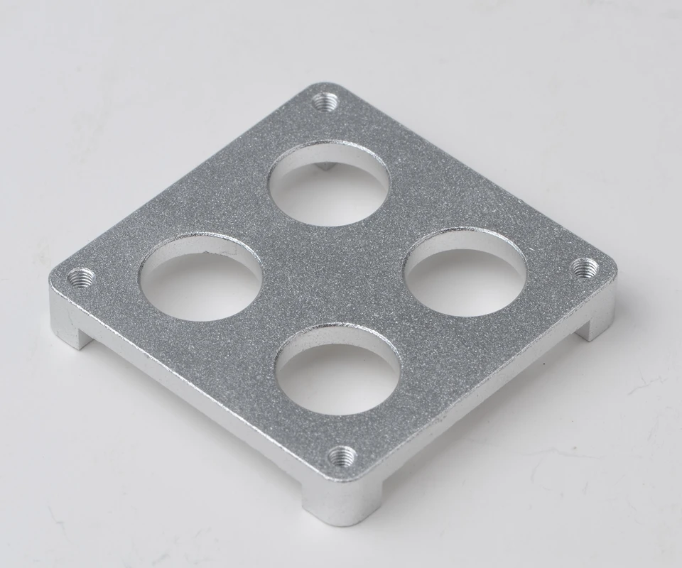 2pcs High Quality 3D Printer Accessories four hole Fixed block for Ultimaker Extrusion Aluminium Block Bracket