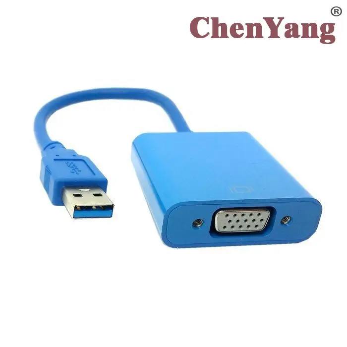 

CYDZ VGA External Video Graphic Card Display to USB 3.0 Cable Adapter for Win 7 8 XP