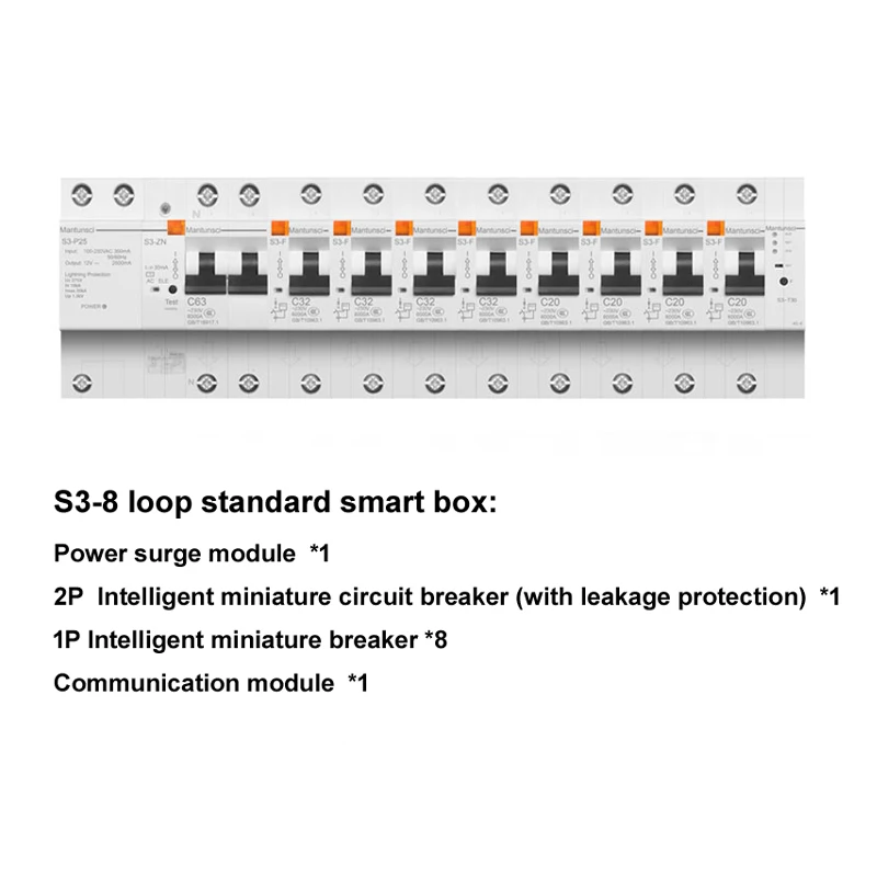 Switch board Utility Box and Connection Power Distribution System Smartphone Remote Control | Электроника