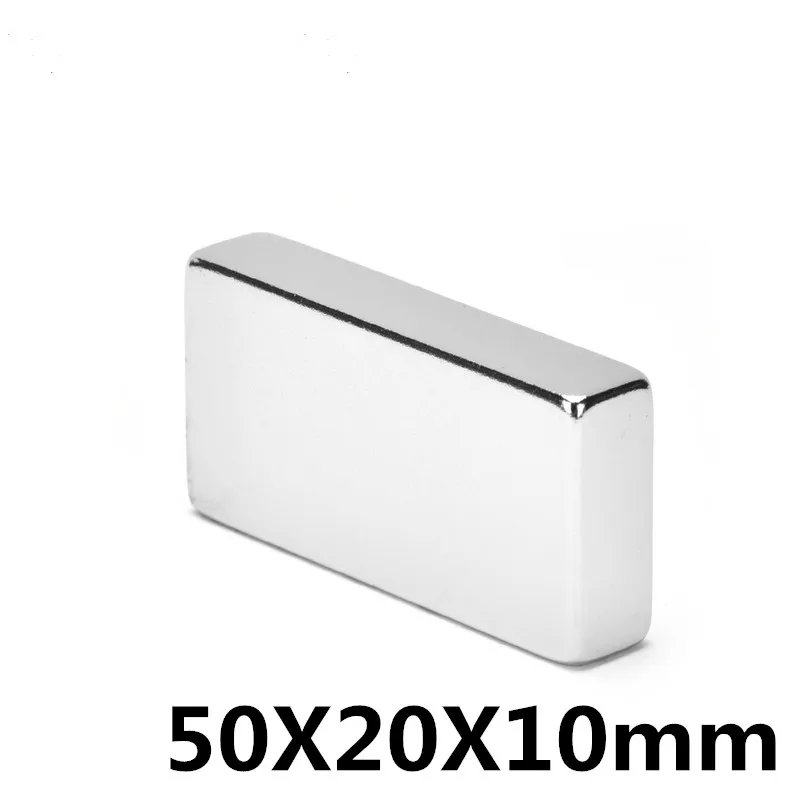 1 шт. 50x20x10 мм неодимовый магнит Блок N35 постоянный супер сильный Мощный маленький