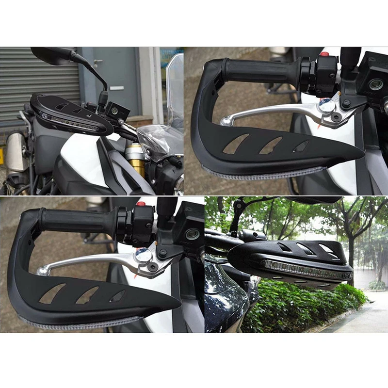 1 пара Универсальный мотоцикл светодиодный защитные накладки для мотокросса