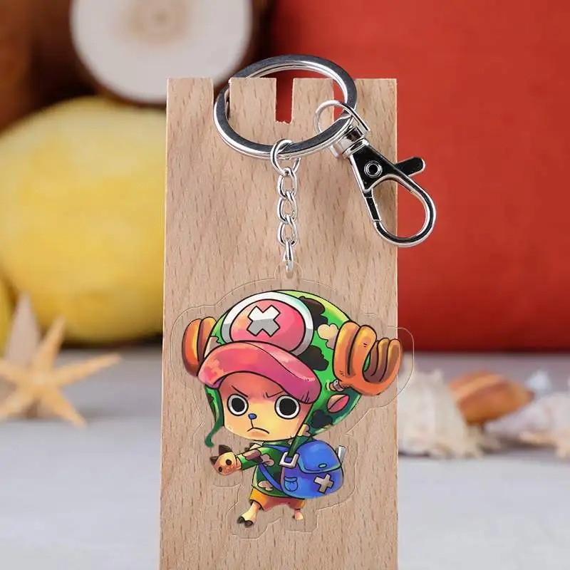 2019 One Piece брелок двухсторонний акриловый кулон аниме аксессуары с фигурками из
