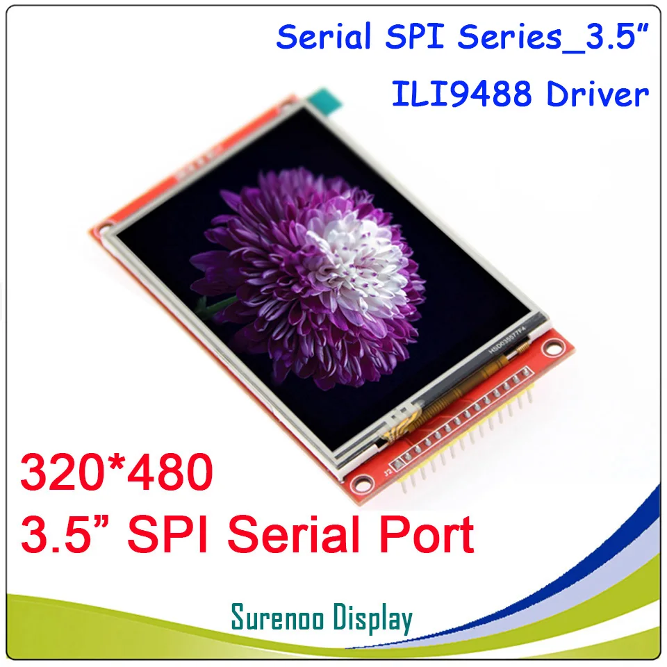 3 5 &quotдюймов 480*320 MCU SPI последовательный TFT ЖК дисплей модуль Экран дисплея с