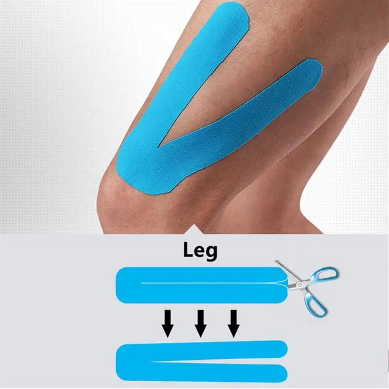Спортивная Кинезиология лента 10cmX5cm медицинский внутримышечной лентой