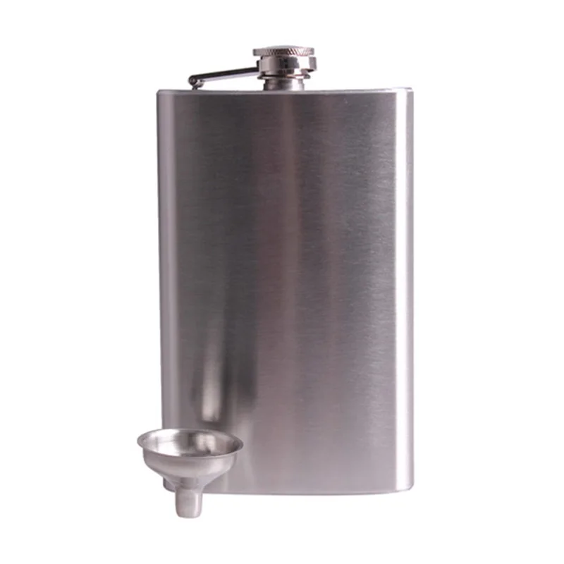 Stainless Steel 10oz Hip Drink Liquor Whisky Alcohol Flask Screw Funnel Cap DC120 | Дом и сад