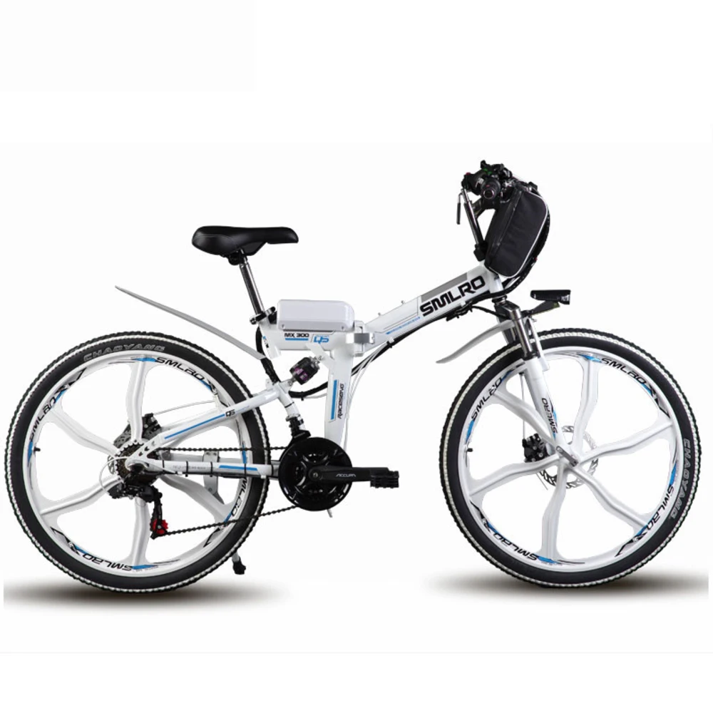 Дюймовый складной электрический велосипед 48В литиевая батарея внедорожный