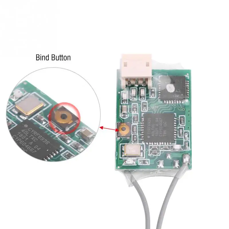 PCB спутниковый приемник Tramsmitter часть 2 4G ресивер с переключателем 30 мм RX антенной RC