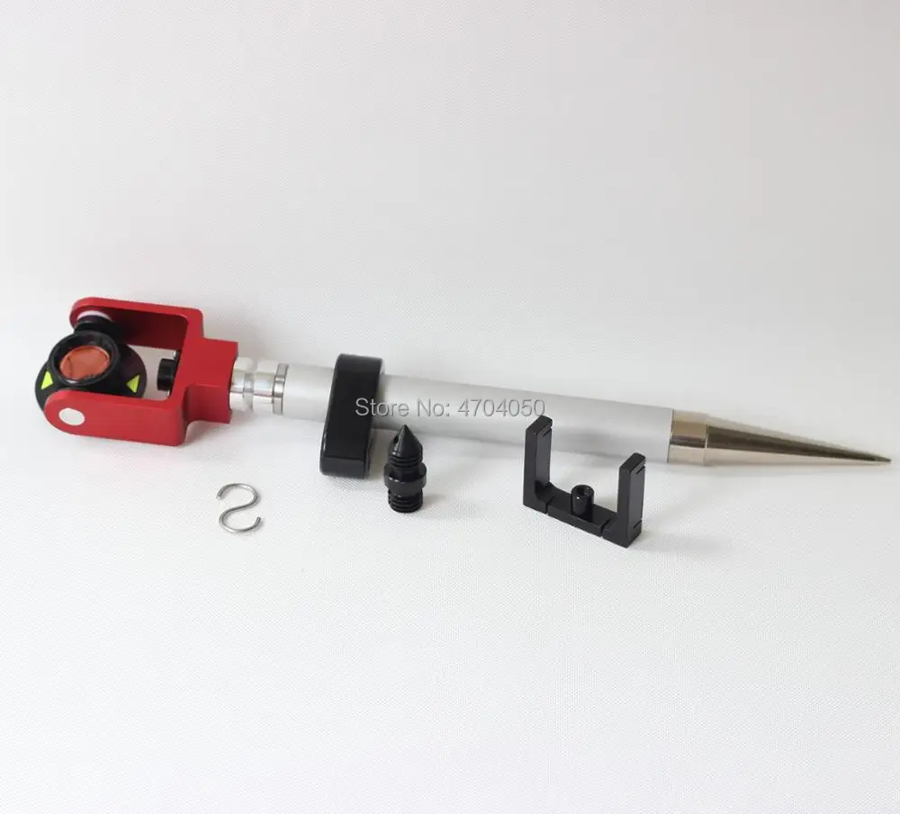 Новинка ADS102A/B металлическая мини Призма в виде арахиса с стержнем 30 см для Topcon Sokkia