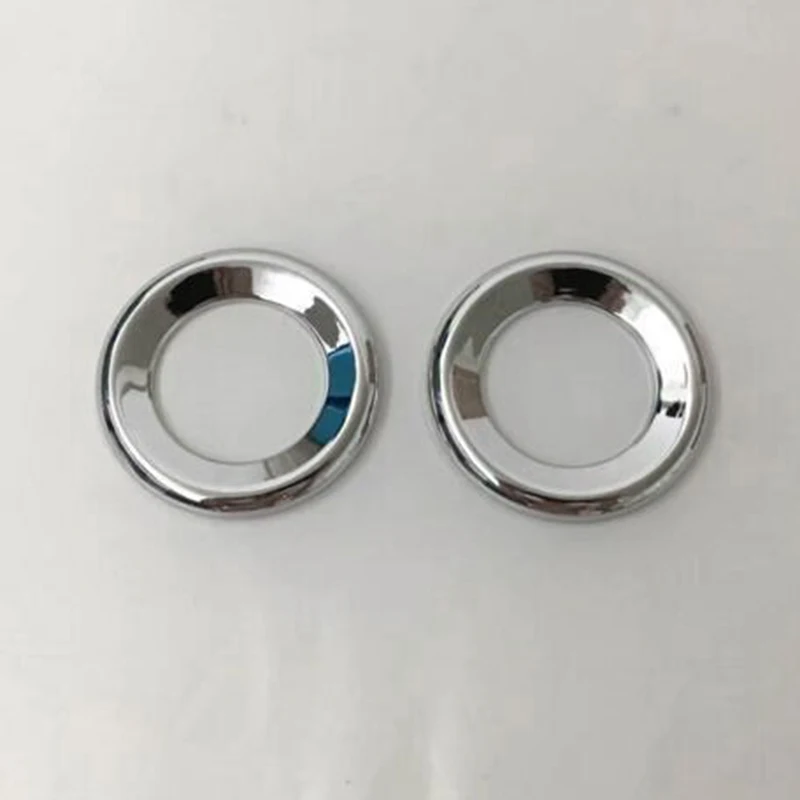 1 пара серебряных авто аксессуаров интерьер хром ABS передняя дверь динамик кольцо