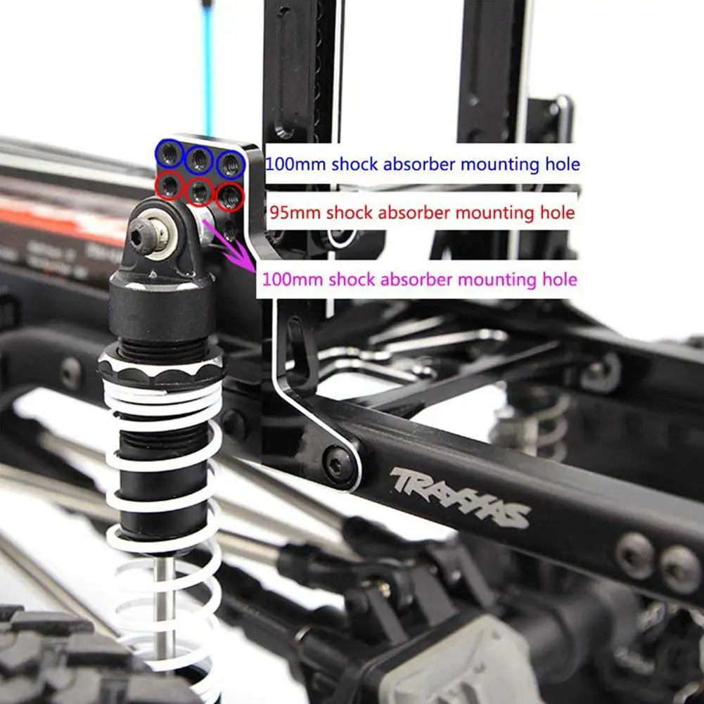RCtown 1/10 RC алюминиевые передние/задние ударные башенные кольца кронштейн для