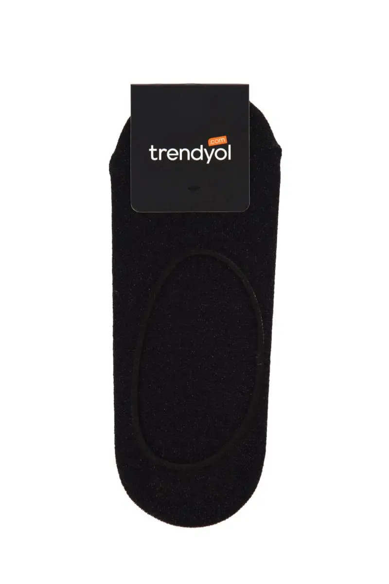 Trendyol черные Lurexli носки для балерины TCLAW19BC0047 | Женская одежда