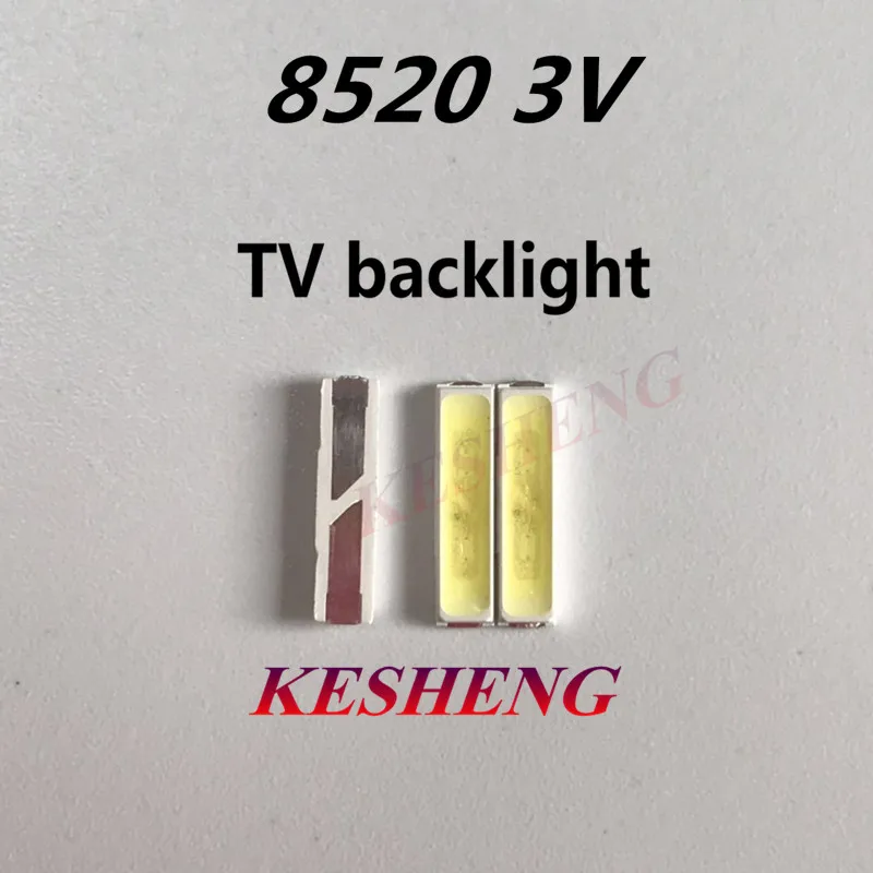 200 шт на Телевизор LED retroilluminate Applicazioni TV Retroilluminazione a 0 4 W 3 V 8520 Bianco freddo EVERLIGHT 62