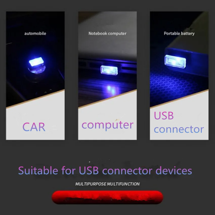 Светодиодная атмосферная подсветка для автомобиля USB Peugeot 307 206 308 407 207 3008/2017 2008 208 508