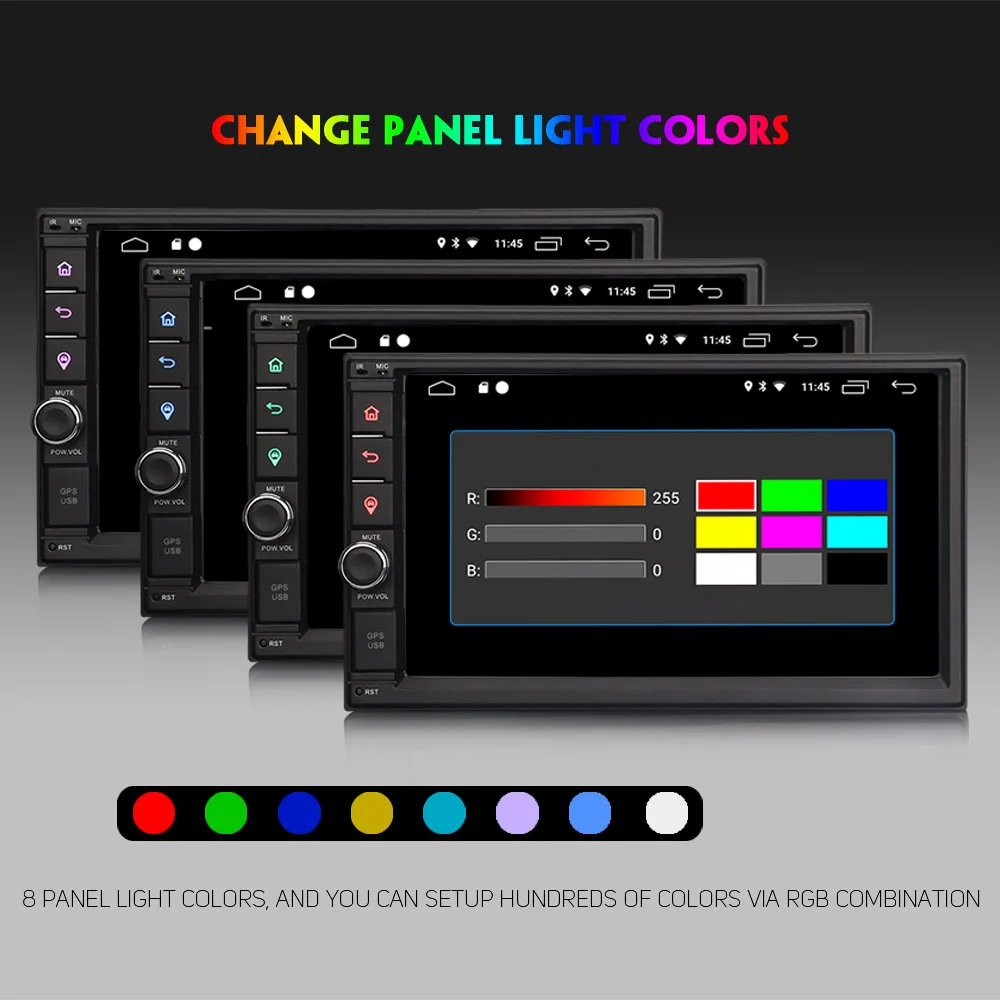Автомобильный мультимедийный плеер двухъядерный Android 8 1 GPS радио NAVI DAB + Bluetooth RDS DVR