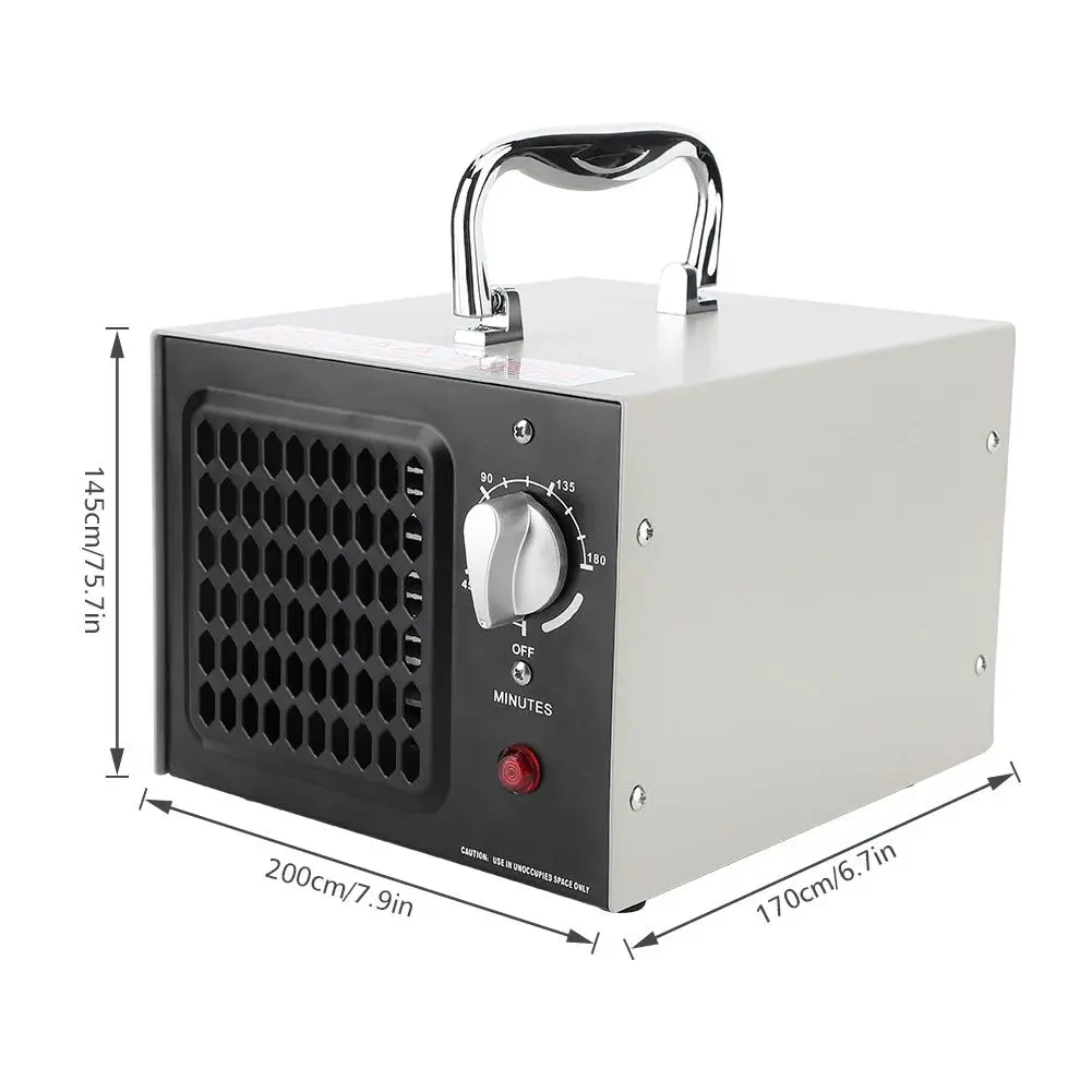 

Air Purifier Ozone Generator plate 20000mg/h Ozonator Portable Ozonizer Cleaner Sterilizer with Timing Switch 110V 220V