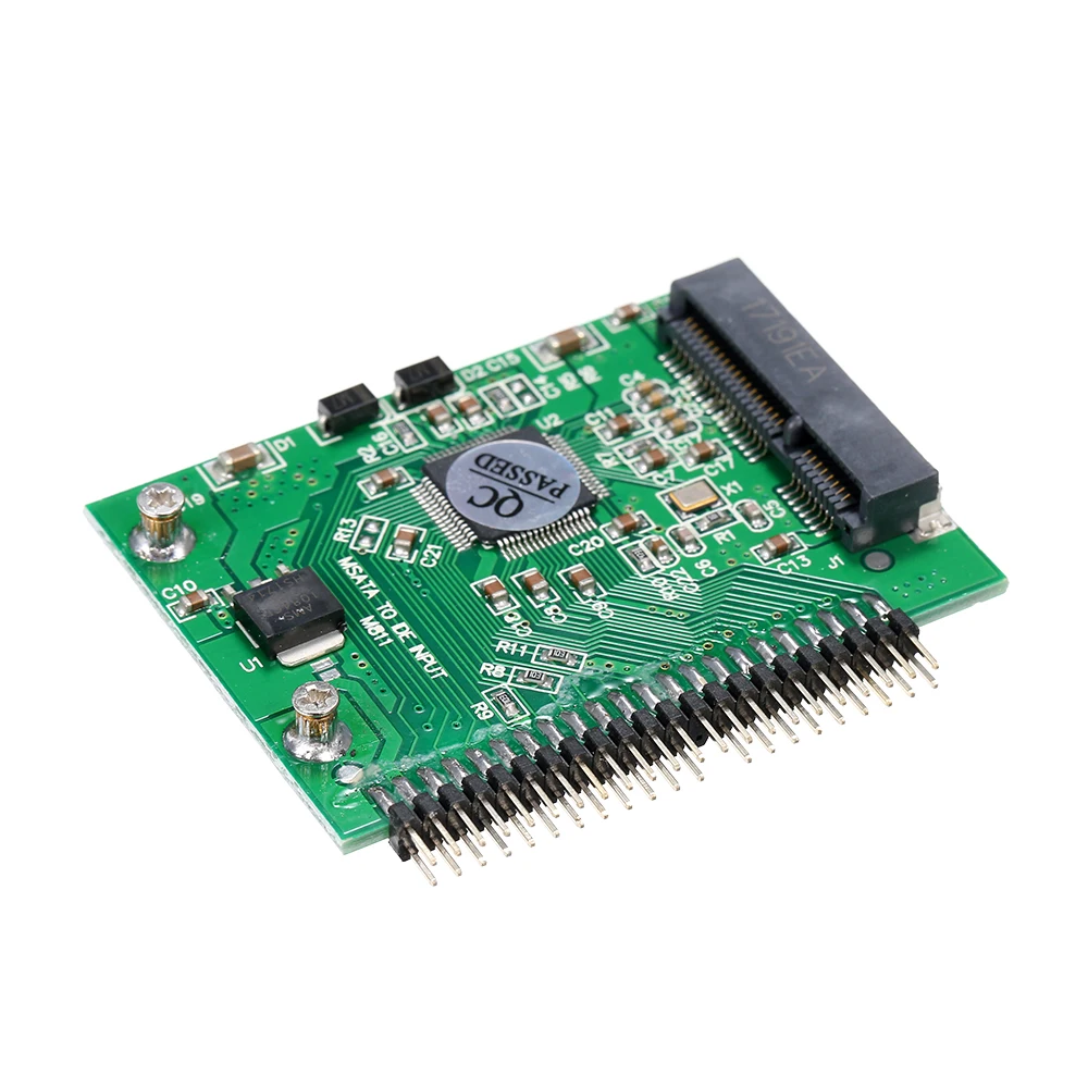 MSATA (PCI E) SSD до 2 5 'ཨPin IDE конвертер адаптер как дюймов HDD для ноутбука 44Pin